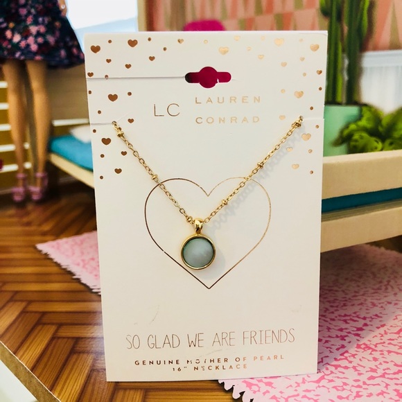 New LC Lauren Conrad Necklace! Gold - Teal - Picture 6 of 6